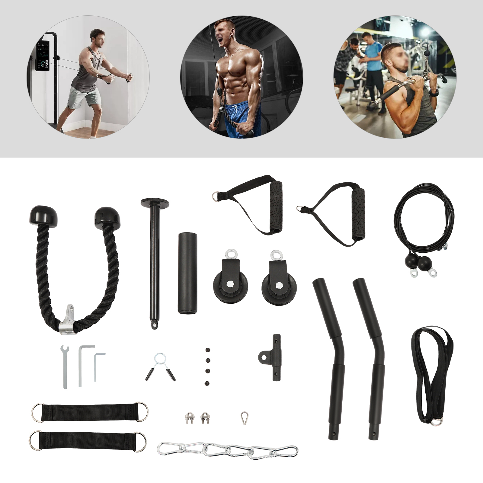 264LBS Load Capacity Cable Pul - Cable Pulley System のレビューと価格