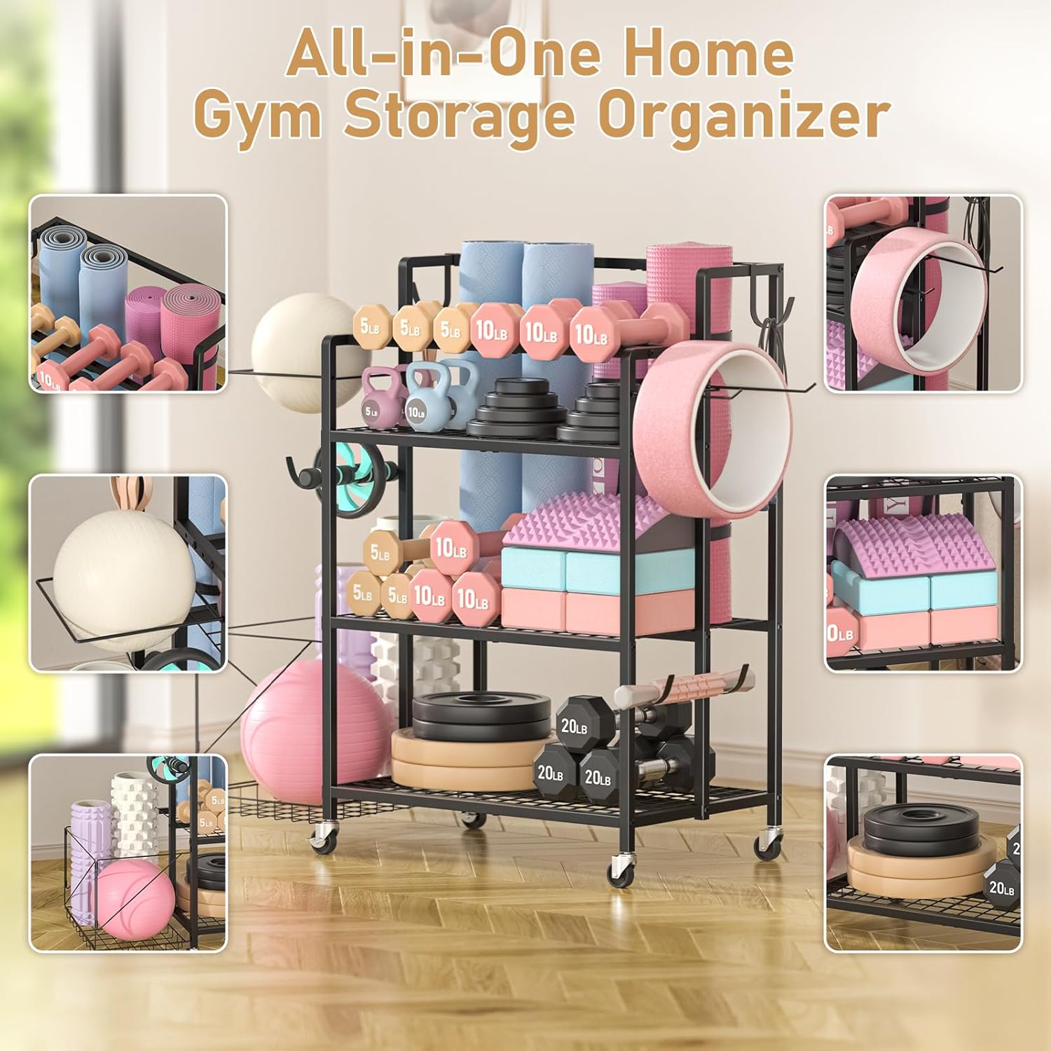 Home Gym Storage, No Material  - Home Gym Dumbbell Workout のレビューと価格