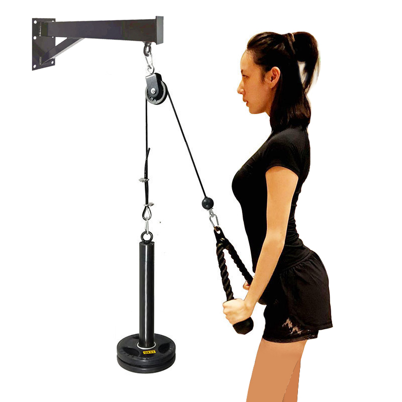 Gym Wall Mounted Fitness DIY P - Cable Pulley System のレビューと価格