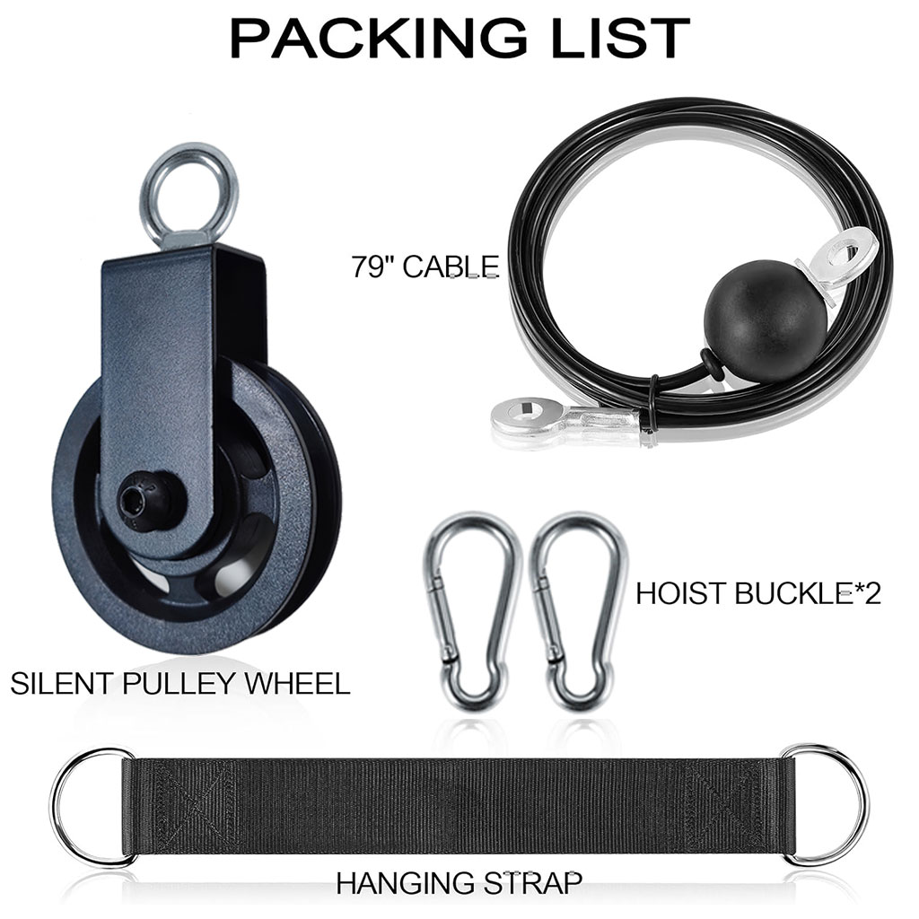 360° Silent Pulley Wheel with  - Cable Pulley System のレビューと価格