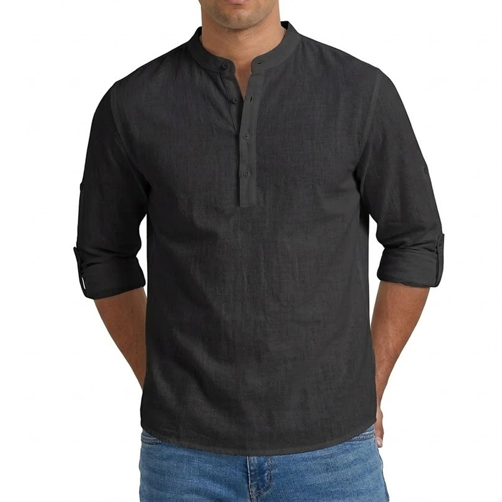 Mens Linen Shirt Luxury Casual - Home Gym Full Setup のレビューと価格