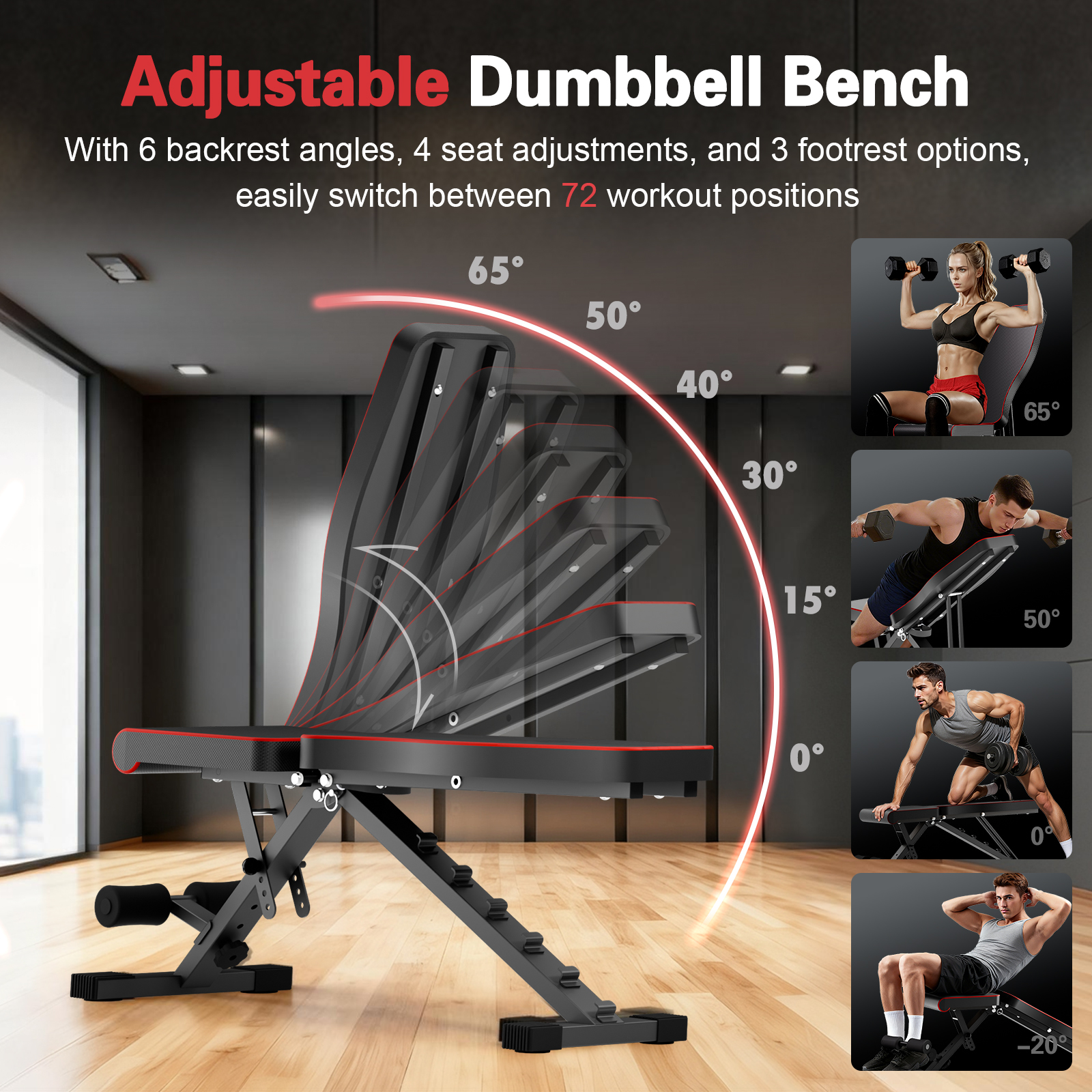 Multifunctional Dumbbell Bench - Home Gym Full Setup のレビューと価格