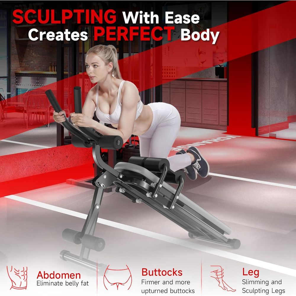 5-in-1 Adjustable Ab Bench for - Home Gym With Leg Press のレビューと価格