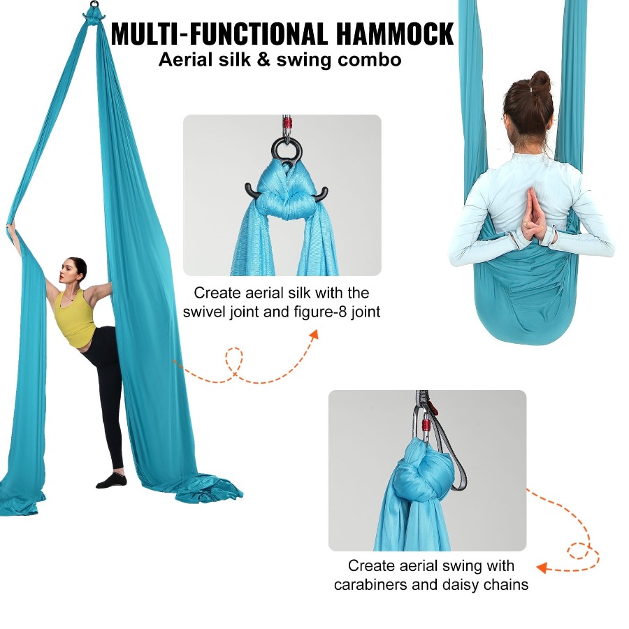 11 Yards Aerial Silk Yoga Swin - Yoga Trapeze Swing のレビューと価格