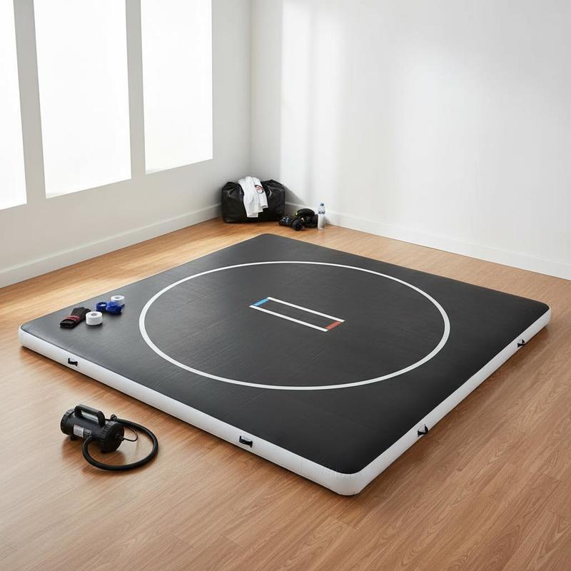 Inflatable Grappling Pad 13x13 - Home Gym Practice のレビューと価格