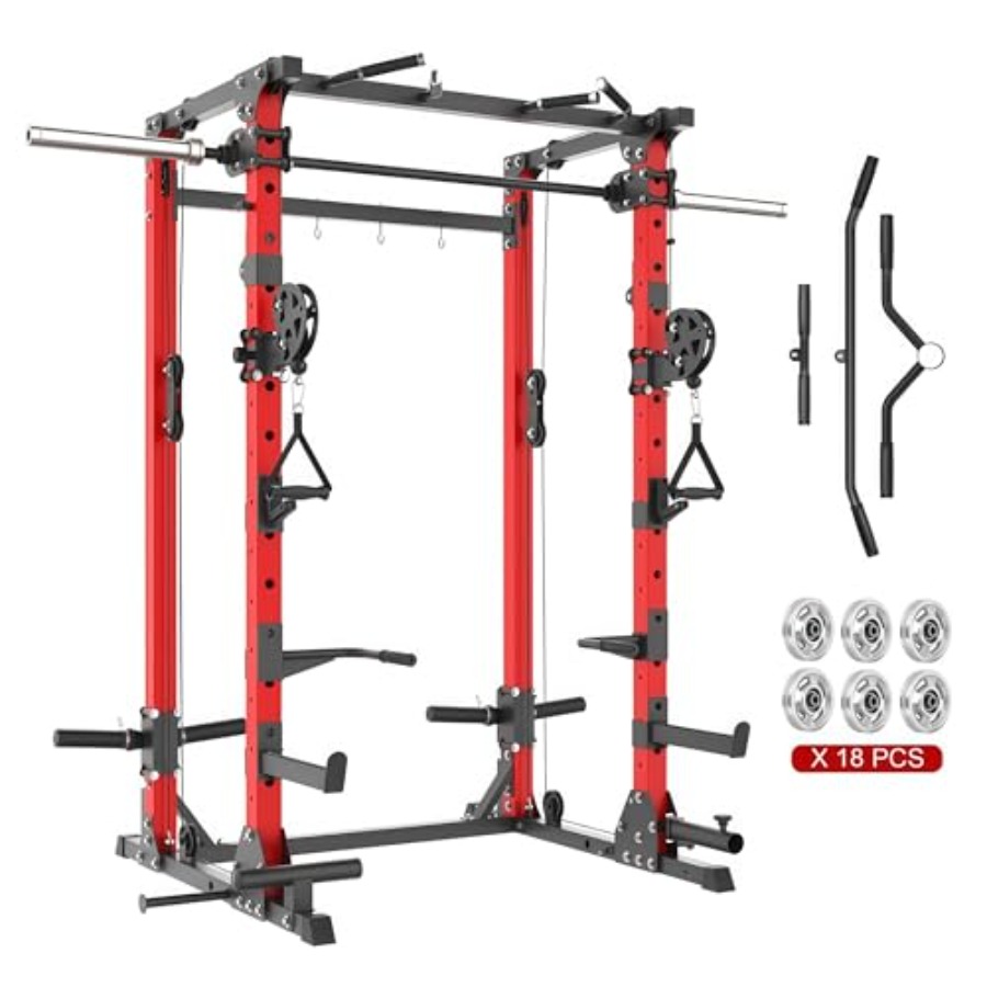 Smith Machine 5 in 1 Heavy-Dut - Home Gym Leg のレビューと価格