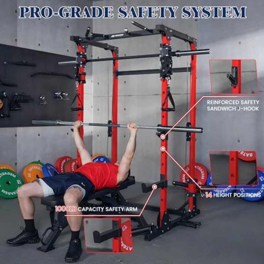 Smith Machine 5 in 1 Heavy-Dut - Home Gym Leg のレビューと価格