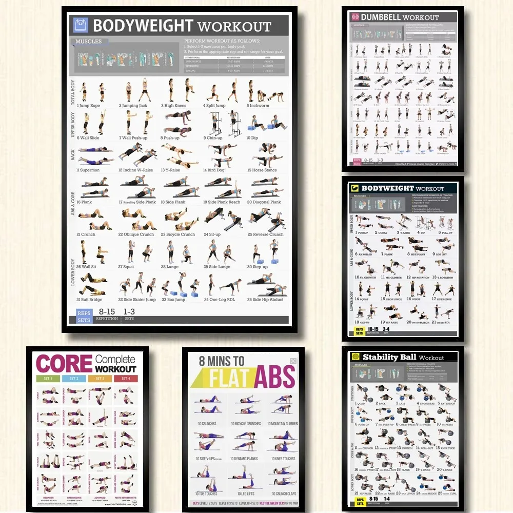 Canvas Painting Dumbbell Worko - Home Gym Dumbbell Workout のレビューと価格