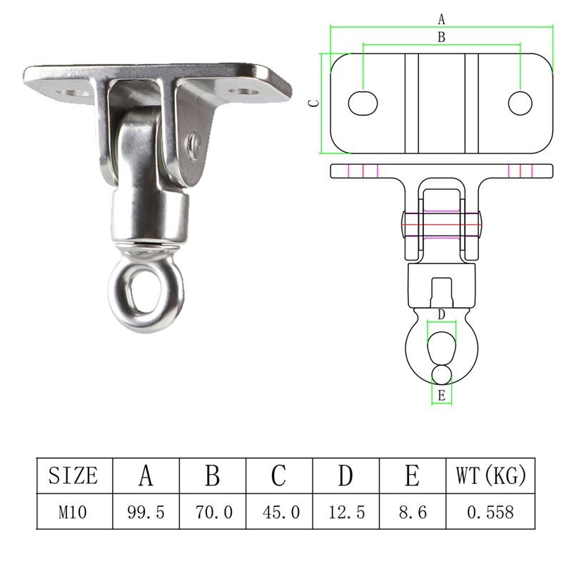 1Sets Stainless Steel Hanger w - Yoga Trapeze Swing のレビューと価格