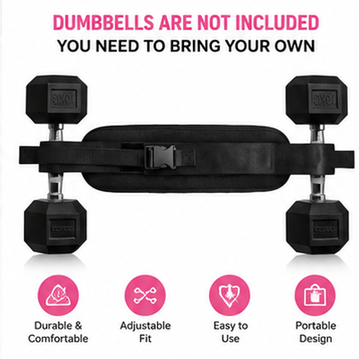 Heavy Duty Nylon Hip Thrust Be - Home Gym Dumbbell Workout のレビューと価格