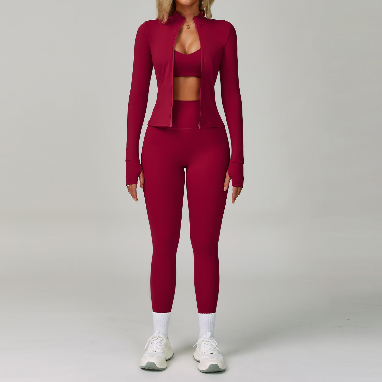 2-3PCS Yoga Suit Women Tracksu - Home Gym With Leg Press のレビューと価格