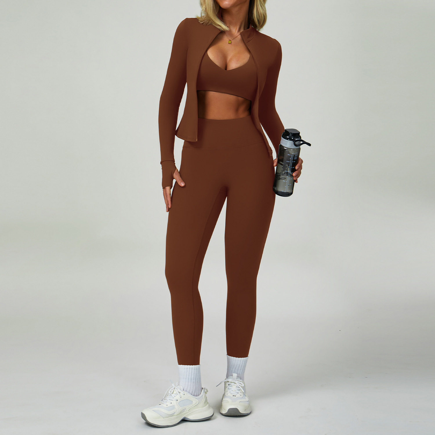2-3PCS Yoga Suit Women Tracksu - Home Gym With Leg Press のレビューと価格