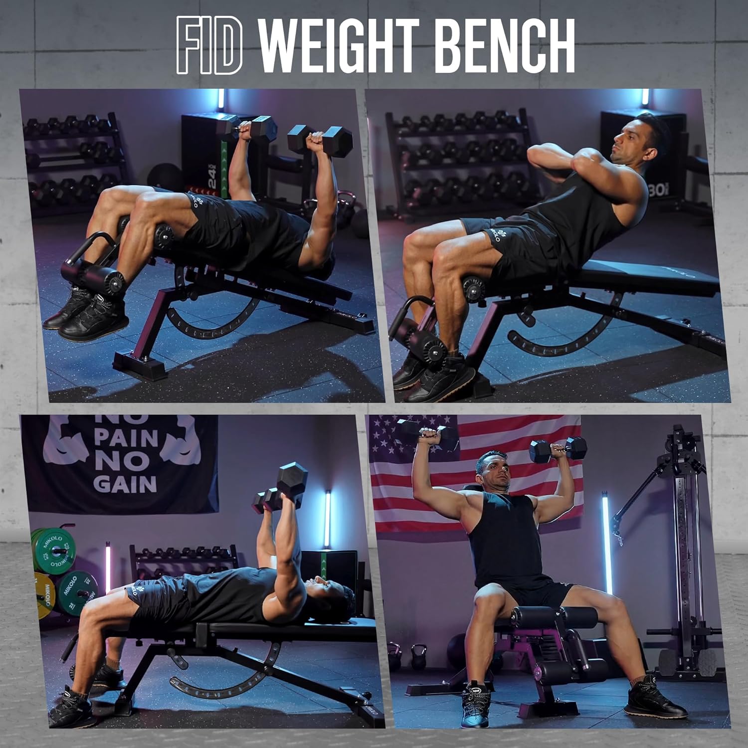 Home Gym Weight Bench - Steel  - Home Gym Leg のレビューと価格