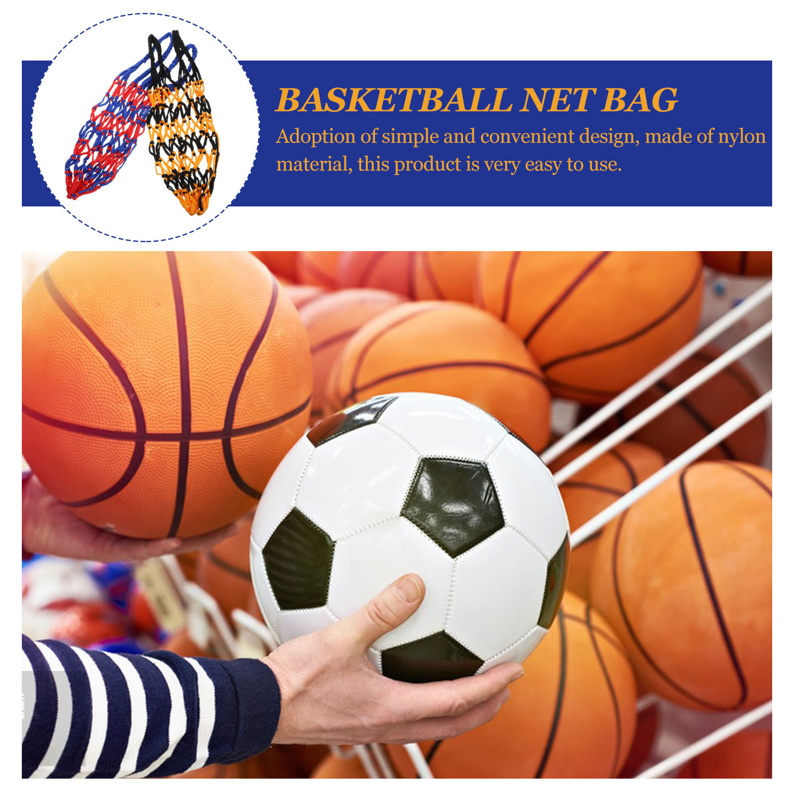 2Pcs Fine Weave Nylon Basketba - Home Gym Practice のレビューと価格