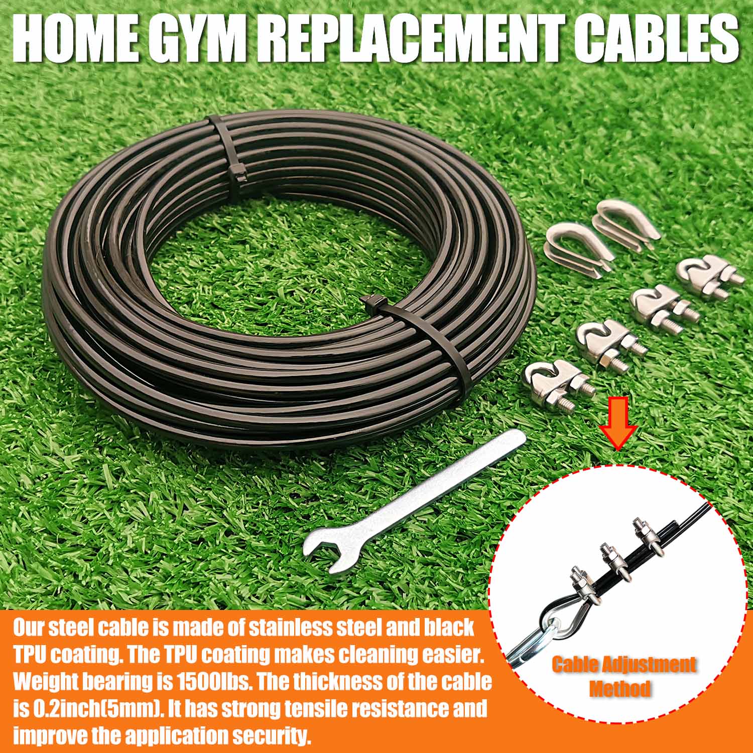 Pulley Cable for DIY Home Gym  - Cable Pulley System のレビューと価格