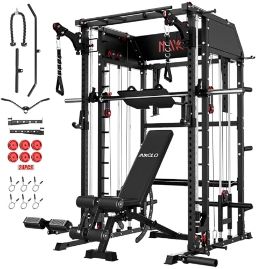 Home gym Smith machine: steel, - Home Gym With Leg Press のレビューと価格
