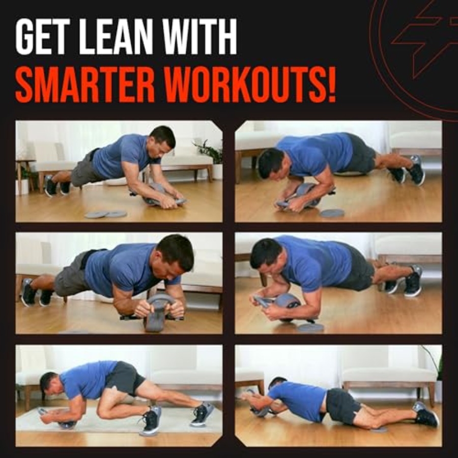 CoreFlex4D Ab Roller Wheel wit - Home Gym Equipment のレビューと価格