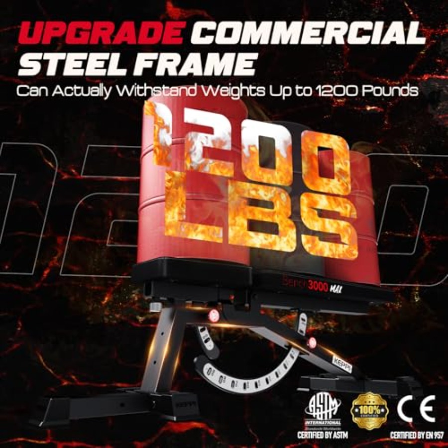 Adjustable Weight Bench 3000 M - Home Gym With Leg Press のレビューと価格