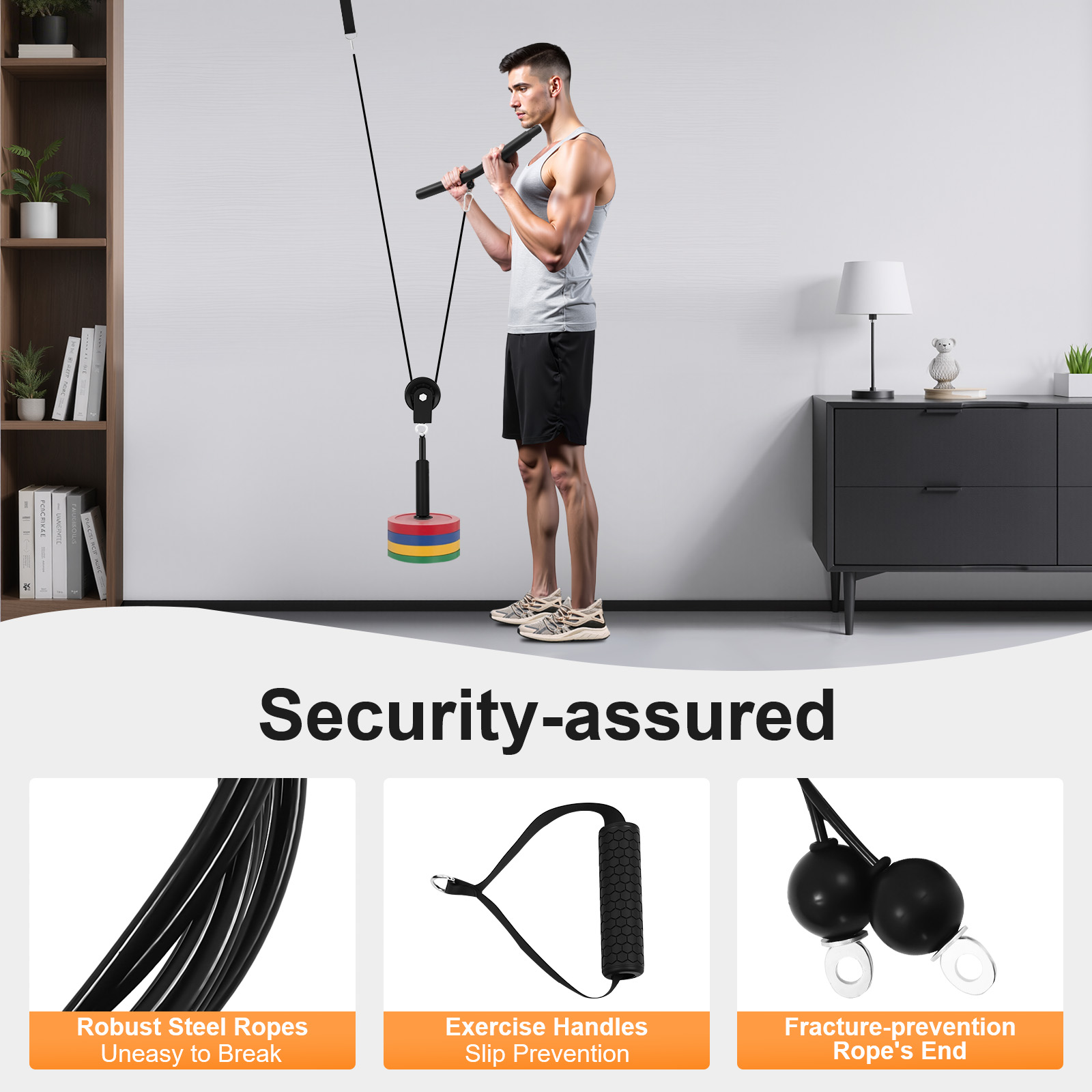 120kg Cable Pull Fitness Syste - Cable Pulley System のレビューと価格
