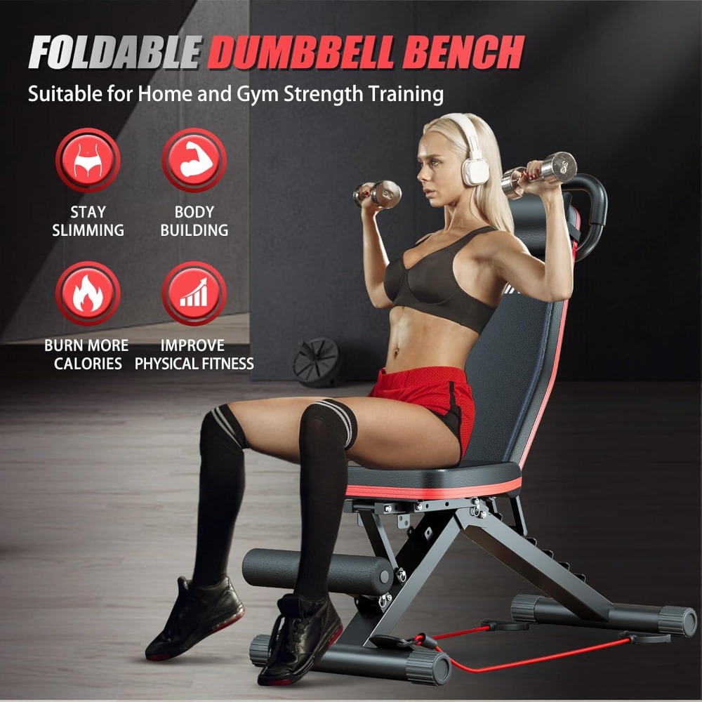 2026 Adjustable Weight Bench,  - Home Gym With Leg Press のレビューと価格