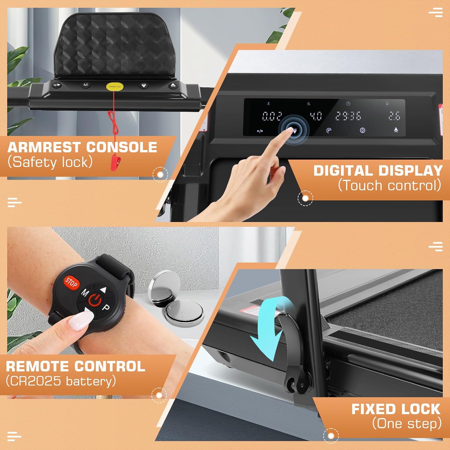 4 in 1 Under Desk Treadmill wi - Home Gym Under $300 のレビューと価格