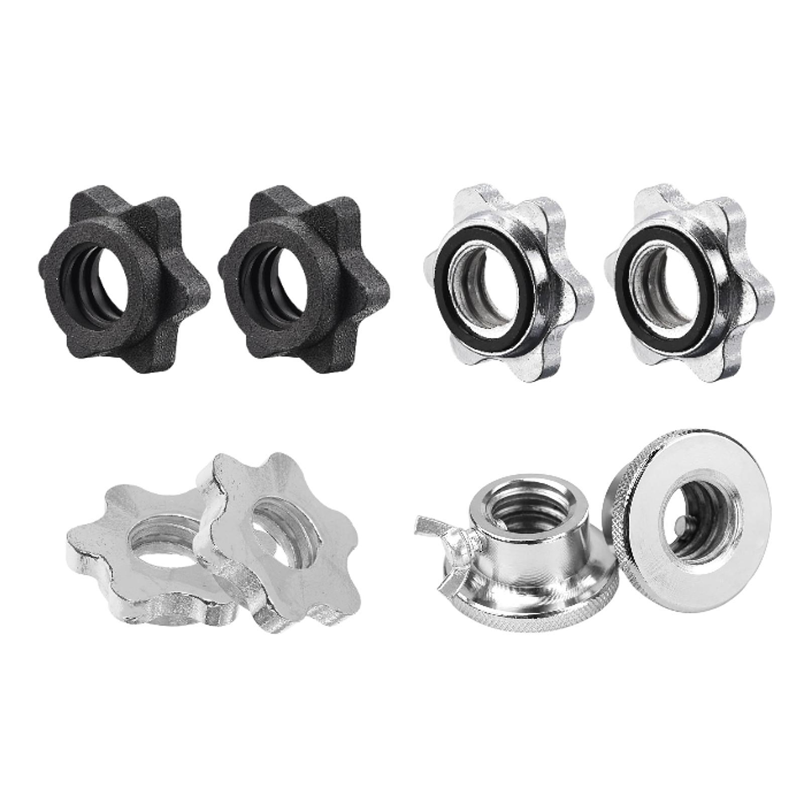 2Pcs Barbell Screw Collars Equ - Home Gym Dumbbell Workout のレビューと価格