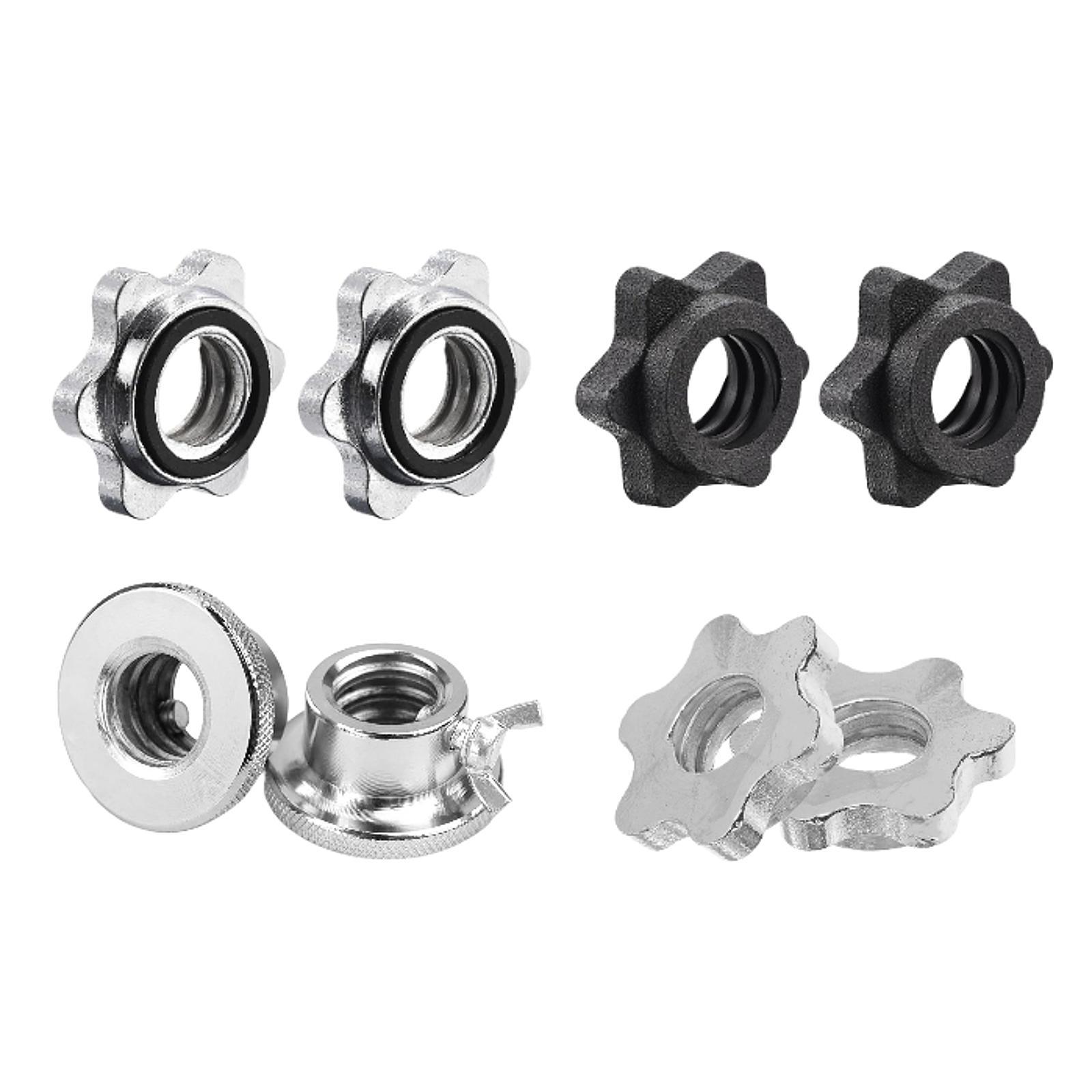 2Pcs Barbell Screw Collars Equ - Home Gym Dumbbell Workout のレビューと価格
