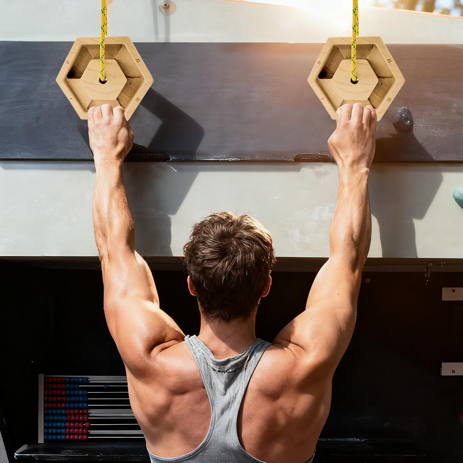 Hexagonal Wooden Finger Exerci - Home Gym Practice のレビューと価格